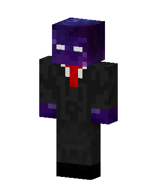 Black Villain Boy skin, 3D preview