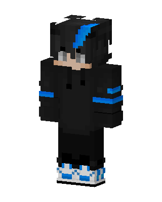Black Hoodie Boy Minecraft skin