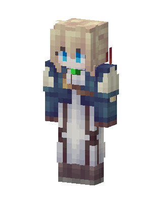 Violet Evergarden skin, 3D preview