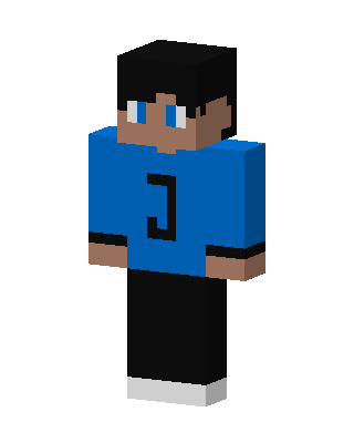 Blue Player Boy skin, 3D preview