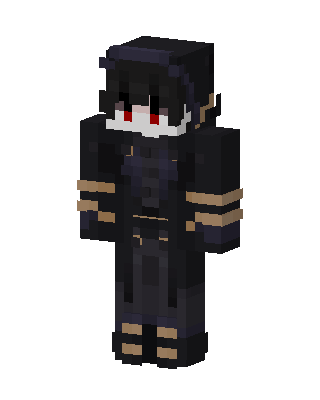 Crimson Eyed Mage Minecraft skin
