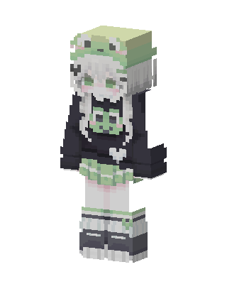 Black Anime Girl Minecraft skin