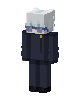 Gojo Satoru skin, 3D preview
