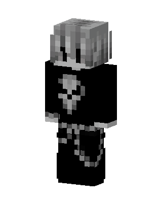 Black Player skin, 3D preview