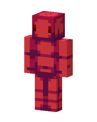 Crimson Golem skin, 3D preview