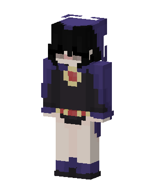Raven skin, 3D preview
