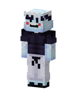 White Mob skin, 3D preview