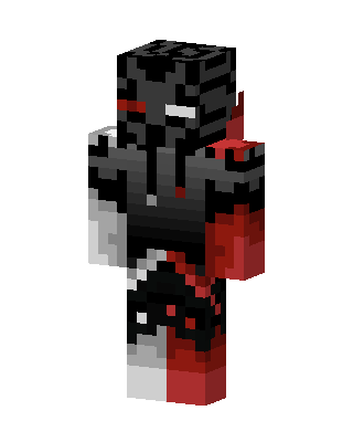 Black Villain Boy skin, 3D preview