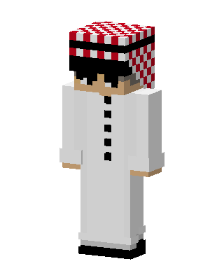 Gulf Thobe skin, 3D preview