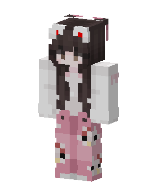 Bunny Pajama Girl Minecraft skin