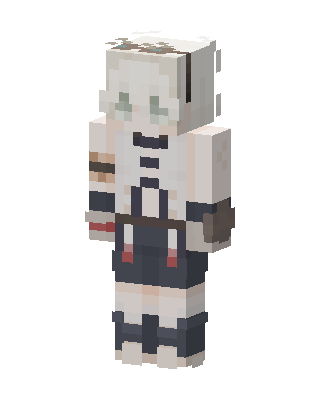 Pale Operator skin, 3D preview