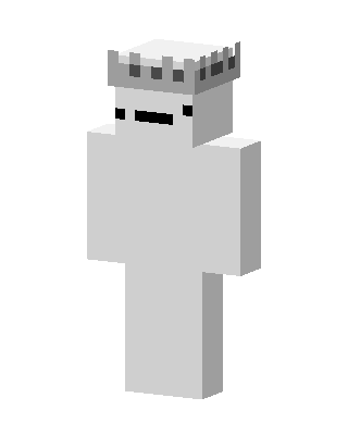 White Crowned Blob skin, 3D preview