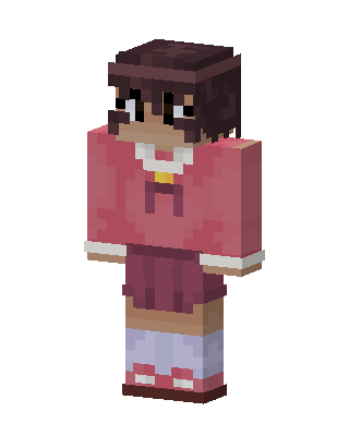 Pink Player Girl Minecraft skin