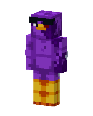 Cool Purple Bird Minecraft skin
