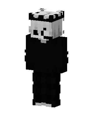 Black Mob skin, 3D preview