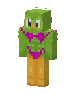 Green Frog skin, 3D preview