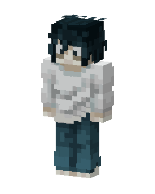 L Lawliet skin, 3D preview