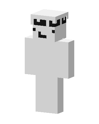 White Mob skin, 3D preview