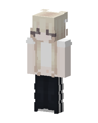 White Player Girl Minecraft white skin