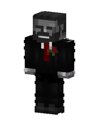 Wither Gentleman skin, 3D preview