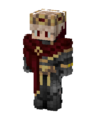 Crimson King skin, 3D preview