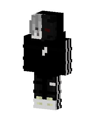Black Masked Villain Boy skin, 3D preview