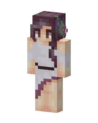Flower Maiden skin, 3D preview