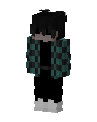 Tanjiro Kamado skin, 3D preview