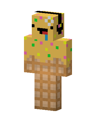 Sprinkle Cone skin, 3D preview