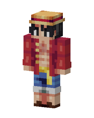Monkey D. Luffy Minecraft skin