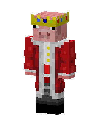 Technoblade skin, 3D preview
