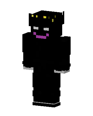 Enderman King skin, 3D preview