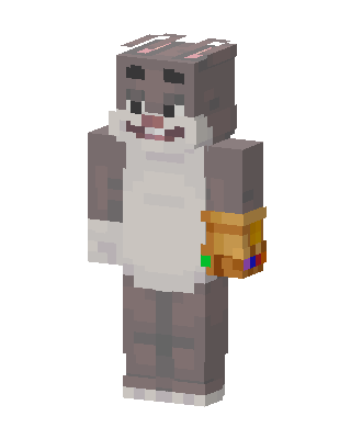 Thanos Bugs Bunny skin, 3D preview
