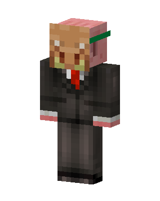 Black Student Boy skin, 3D preview