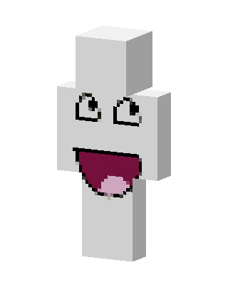 Awesome Face skin, 3D preview