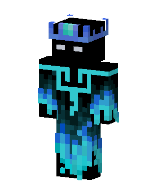 Frost Flame King Minecraft skin