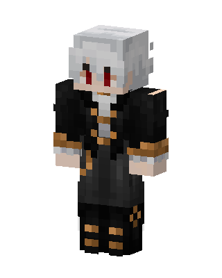 Black Villain Boy Minecraft goth skin