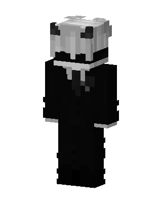 Panda Suit skin, 3D preview