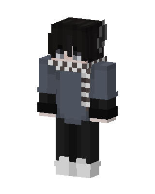 Scarf Boy skin, 3D preview