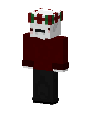 Holiday Wreath Ghost skin, 3D preview