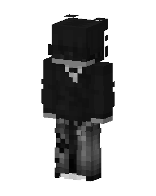 Black Villain Boy skin, 3D preview
