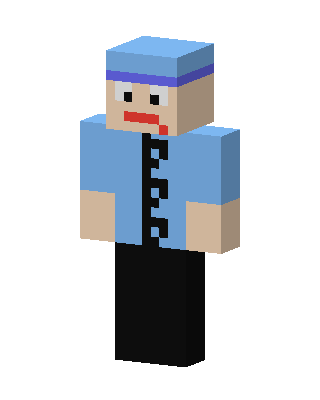Blue Hat Clown Minecraft skin