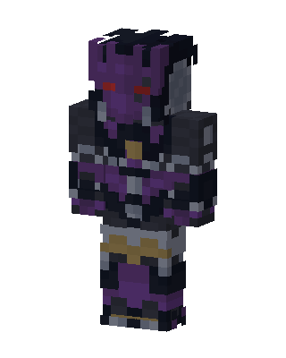 Purple Villain skin, 3D preview