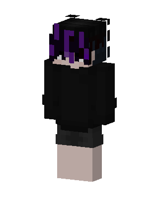 Black Emo skin, 3D preview