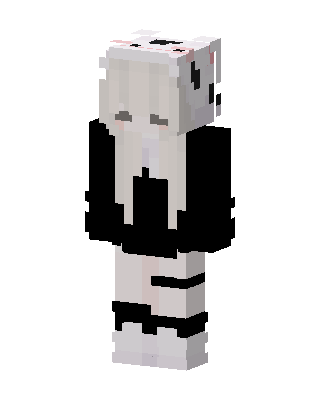 Panda Hoodie Girl Minecraft cat girl skin