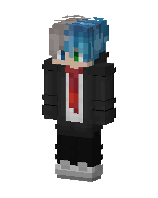 Split Hair Suit skin, 3D preview