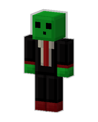 Slime Gentleman skin, 3D preview