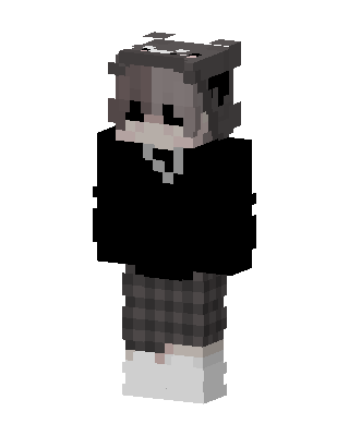 Plaid Bear Hoodie Minecraft skin