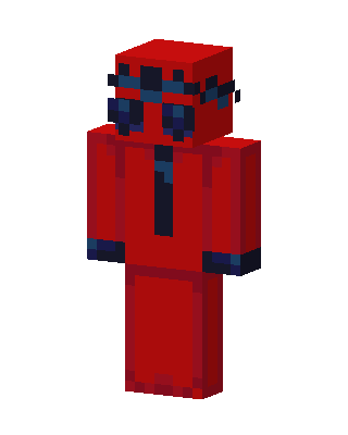 Red Suit Gasmask skin, 3D preview