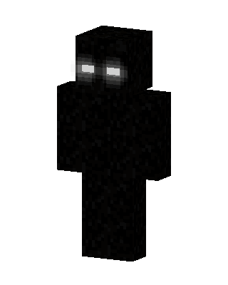Black Glowing Villain skin, 3D preview